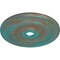 Ekena Millwork Jefferson Ceiling Medallion (Canopies up to 5"), 26 1/2"OD x 3 5/8"ID x 1 1/2"P, Copper Green Patina CM26JECGS - alternate 3